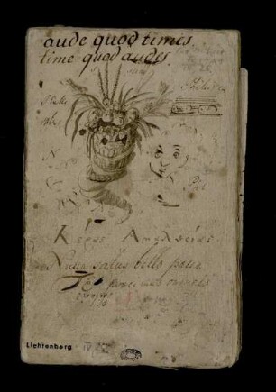 Sudelbuch KA (Ansetzungssachtitel von Bearbeiter/in), Göttingen, 1765 - 1772 : Kéras 'Amaltheías [Originaltitel griechisch (mit dem für die lateinische Betonung gesetzten Akzent)]