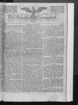 Kölnischer Correspondent. 1830-1832