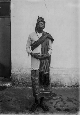 Portrait von Mangi Meli : Portrait des Mangi Meli, Häuptling der Chagga
