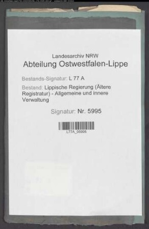 Prüfung des Amtschirurgen Kirchner zu Oerlinghausen