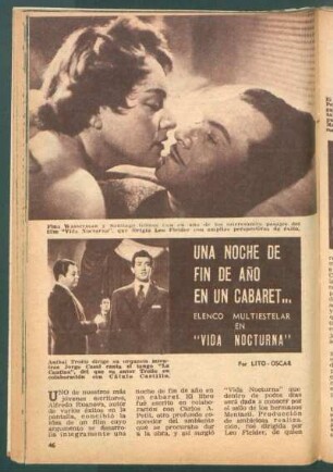 Una noche de fin de año en un cabaret ... - elenco multiestelar en "Vida Nocturna"