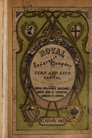 Almanac : fire and life capital. 1867