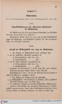 Abschnitt B: Wohnräume