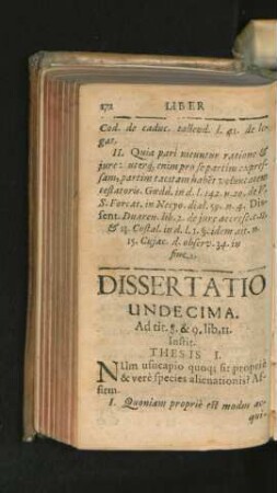 Dissertatio Undecima.