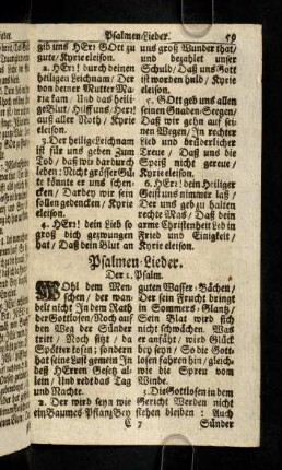 59-79, Psalmen-Lieder