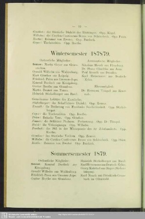 Wintersemester 1878/79