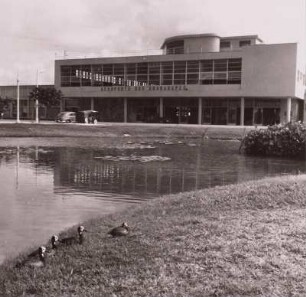 Recife, Brasilien. Guararapes International Airport, Empfangsgebäude, um 1960