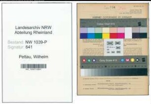 Entnazifizierung Wilhelm Pettau , geb. 26.04.1900 (Maurer)