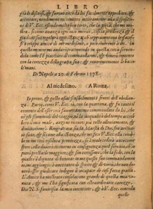 Delle Lettere Familiari, 2. Con Due Sermoni Spirituali, Et tre Orationi del medesimo Autore