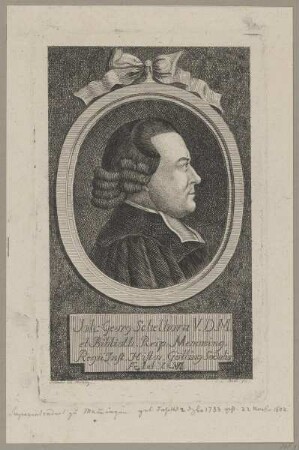Bildnis des Joh. Georg Schelhorn