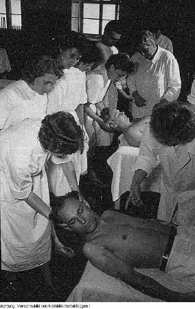 Wermsdorf, Schloß Hubertusburg, Krankenhaus, August 1955