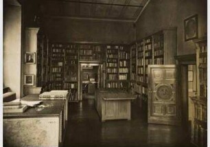 Arbeitsraum (Inkunabel-Zimmer) des Kupferstichkabinetts im Neuen Museum