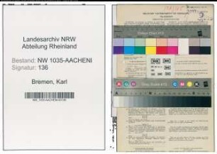 Entnazifizierung Karl Bremen , geb. 31.08.1904 (Steiger)