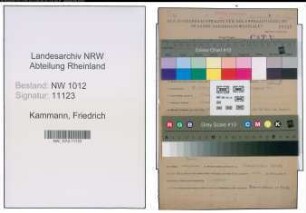 Entnazifizierung Friedrich Kammann , geb. 18.02.1907 (Konstrukteur)