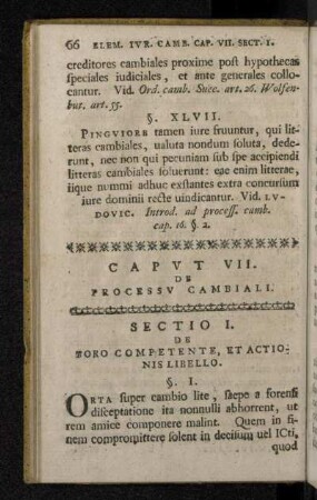Capvt VII. De Processv Cambiali.