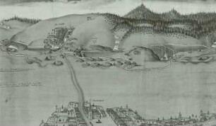 Ansicht von Zellerfeld und Clausthal : Ausschnitt