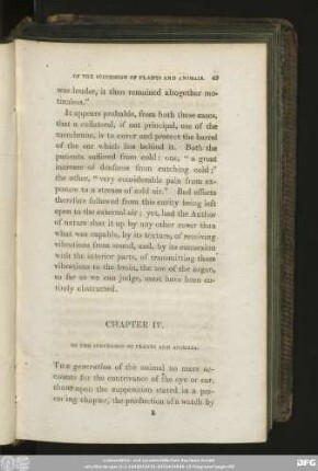 Chapter IV. Of The Succession Of Plants And Animals.