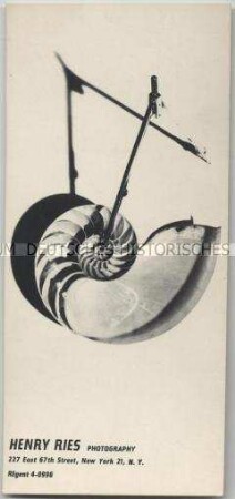 Karte mit einer Fotomontage von Henry Ries - Nachlass