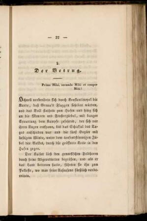 2. Der Betrug