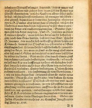 Erclerung der Streittigen artickeln, der Convocation zu Marpurg