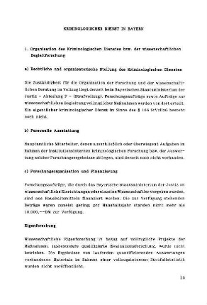 25-29, Kriminologischer Dienst in Bayern