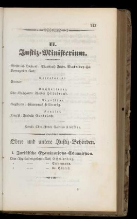 II. Justiz=Ministerium.