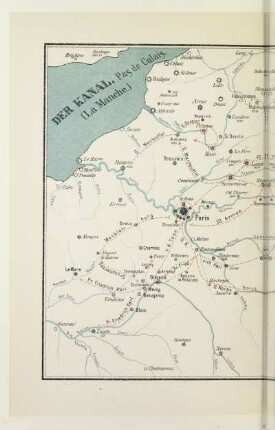 Die wichtigsten Märsche der deutschen Heere im Feldzuge von 1870/71