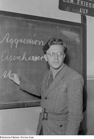 Porträt eines Lehrers