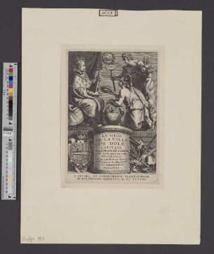 Le Siege De La Ville De Dole