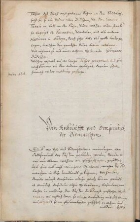 Van Ankunfft vnd Ursprunck der Ditmarschen
