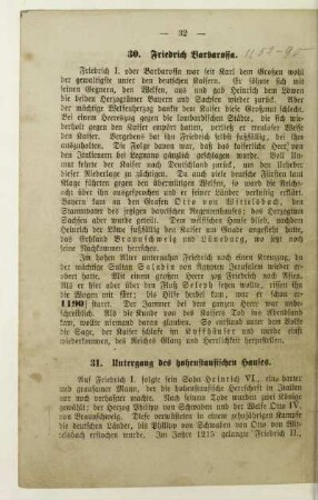 30. Friedrich Barbarossa