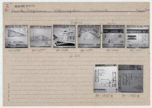 Pläne: Wohnungsbau in Köpenick (Zusatzprogramm Wohnungsbau). Berlin, Köpenick, Westendstraße/Rudower Straße/Müggelheimer Straße/Köllnischer Platz/Mentzelstraße/Oberspreestraße