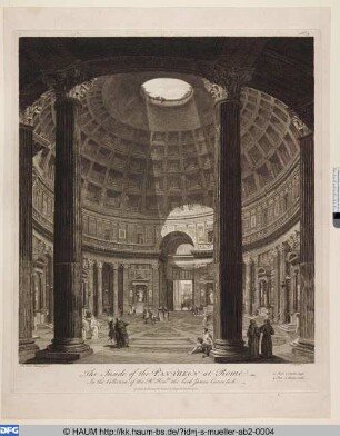 The Inside of the Pantheon at Rome