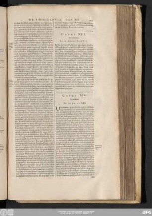 Caput XIII. De Poenitentia.