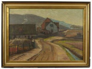 Landschaft mit Gehöften