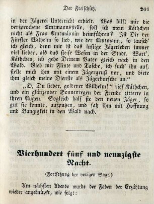 Vierhundert fünf und neunzigste Nacht