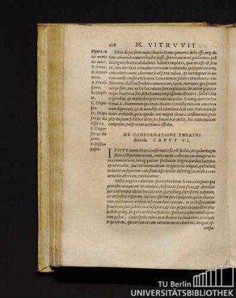 De Conformatione Theatri facienda. Caput VI.