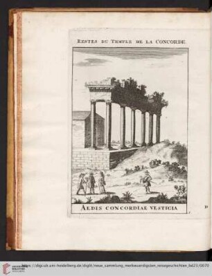 Restes du Temple de la Concorde