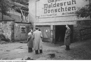 Schmiedeberg-Dönschten. Ferienheim Dönschten, ehemals Gasthof Waldesruh, September 1949