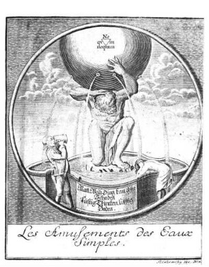 Les Amusements des Eaux Simples.
