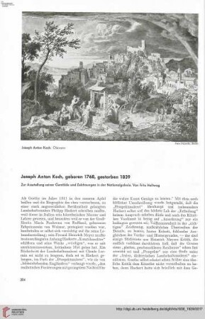 54: Joseph Anton Koch, geboren 1786, gestorben 1839 : zur Ausstellung seiner Gemälde und Zeichnungen in der Nationalgalerie