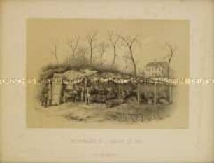 Feldwache II in Choisy-le-Roi - aus "Erinnerungsblätter 1870/1871"