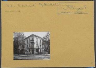 Straßenansichten. Berlin, Pankow, Parkstraße/Pestalozzistraße