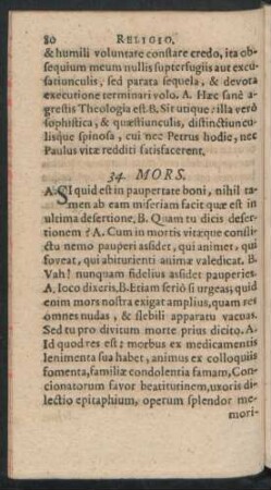 34. Mors