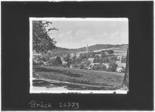 Wehrsdorf. Blick auf Wehrsdorf