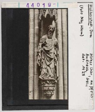 Halberstadt, Dom: Chor, Apostel Andreas. 1427
