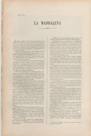 Tavola XXXI. La Maddalena