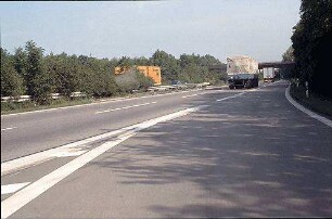 Einfahrt Ost zu Hauptfahrbahn Ost (Basel Richtung Karlsruhe)