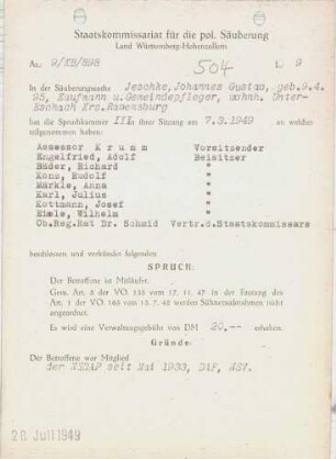 Jeschke, Johannes Gustav