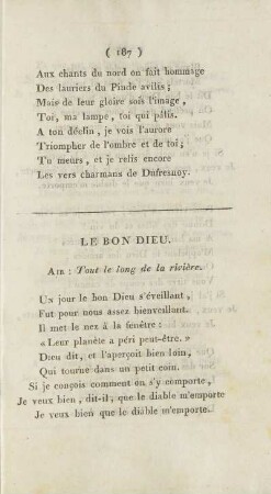 Le Bon Dieu.